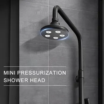 Универсален накрайник за душ с висок поток, Тънък Накрайник за душ под налягане, Четырехточечный конектор, Тясна линия на изхода на талията, Аксесоари за баня