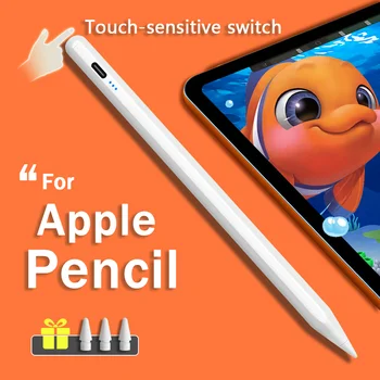 Стилус за ipad с докосване на ключа, молив с бързо зареждане, магнитна писалка Apple, която е съвместима с iPad Pro, mini 2018-2022 година.