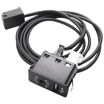 Авто Aux USB Порт 12 Pin за Bluetooth Интерфейс Преминете Панел Музикален Адаптер за Bmw Mini Cooper E39 E53 X5 и Z4 E85 E86 X3
