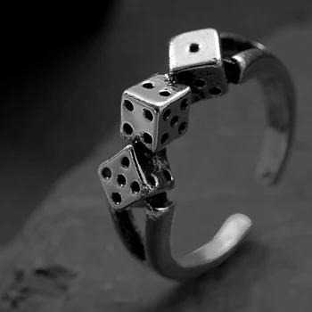 Готик пръстен във формата на мрежа За мъже и жени, Популярно пръстен от с сплав в стил ретро-пънк с Регулируем Отвор, бижута, аксесоари, подаръци
