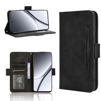 за OPPO Realme GT5 5G, слот за няколко карти, защитен калъф за мобилен телефон, вградена чанта за карти, в която можете да поставите картата