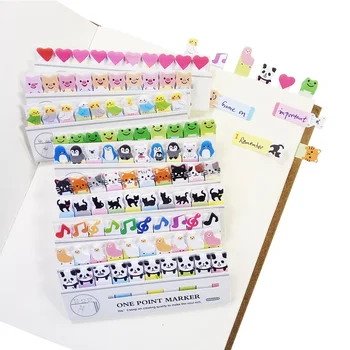 1 опаковка Kawaii animal series Memo sticky Pad Творчески сладък котка Панда планер бележки канцеларски материали, ученически пособия