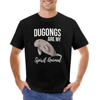 Тениска Dugongs Are My Spirit Животните, корейската модерно мъжко облекло