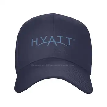 Модерен висококачествен деним, шапка с логото на Hyatt, Вязаная капачка, бейзболна шапка