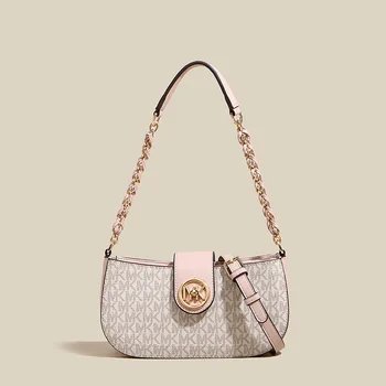 2023 Нова тенденция брандираната квадратна чанта за жени, луксозна модерна чанта за подмишниците, лесна, проста, с универсална чанта