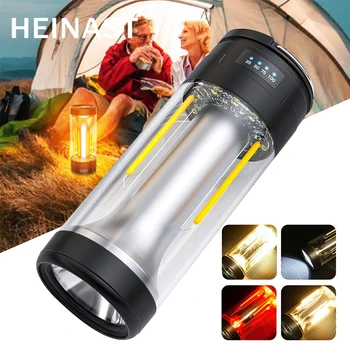 Преносим походный фенер с магнитен C USB Батерията, 3 режима на осветление, походный фенер, уличен led фенерче, за да проверите за палаточного лагери