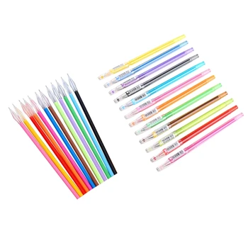 Диамантена химикалка химикалка Цветна 0,35 мм бързосъхнеща за ежедневника-проектант 12x Директен доставка