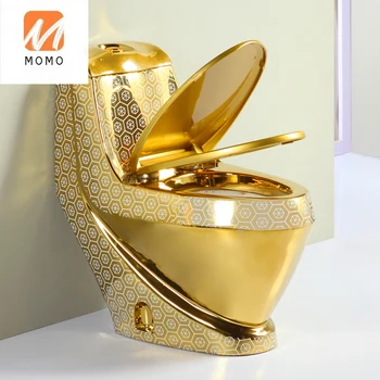 Европейският стил на нов златен тоалетна творческа личност лесен луксозен тоалетна Хотел Златен тоалетна Биологичен тоалетна Closestool