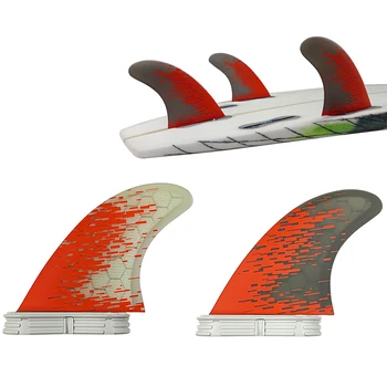 Големи Мобилни Перки Quilhas G5/G7 Размер Short Board Fin UPSURF FCS 2 Tri Сърфирах Fins Подруливающее устройство Double Tabs2 Перка за сърф, Водни Видове спорт