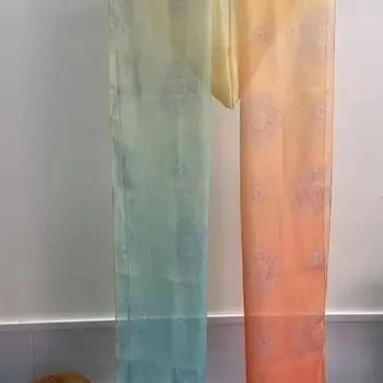 1бр Лента с дължина 3 м и Детска Ретро Елегантна Шифоновая лента Dunhuang Flying Dance Сценичното представяне на Изискана декоративна лента