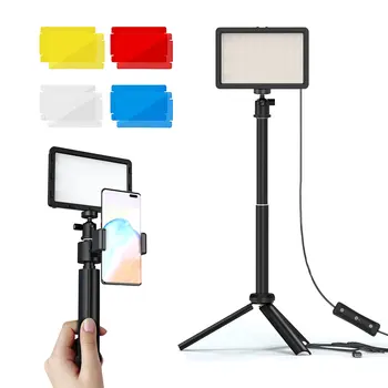 Led панел за осветление за фото студио, комплект лампи за снимане Със статив, филтри RGB за директно излъчване Youbube