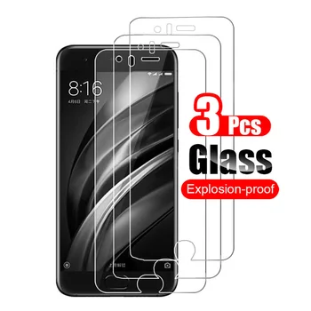 3шт Закалено стъкло за Xiaomi Mi 6 Mi6 Защита на екрана Защитно фолио за Xiaomi 6 Mi 6 Стъкло против надраскване