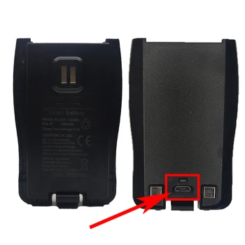 Акумулаторна батерия за преносима радиостанция Baofeng BF-A5H, USB-кабел За Зареждане A5, Аксесоари За Литиева Презареждане 1500 mah, Новият