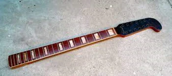 Глава за електрическа китара с 12 струни, хастар от палисандрово дърво, Квадратна мивка, плочки, бели корици