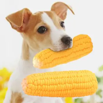 Домашен любимец Кученце Кучето Латексова Царевица под формата На Скрипучей, устойчива на укусам Интерактивна игра играчки