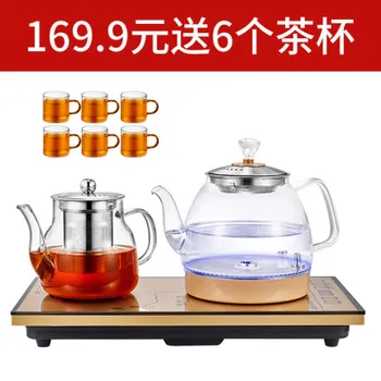 JZ-в а23 кана с автоматично дъно, electric kettle, домакински стъклен чай, кана за чай, вграден електрически плот с чаена печка
