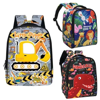 Багер, Багер, детски училищни чанти с принтом на динозаврите, раница за малки деца, чанта за детска градина, държач за памперси, чанта за книги