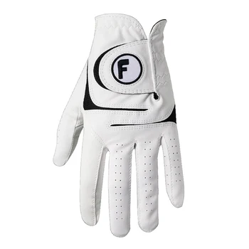 【3 бр.】 Мъжка ръкавица за голф F с устойчива на износване неплъзгащи ръкавица за голф на лявата ръка # WS3