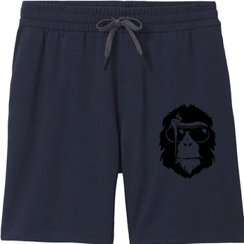 Мъжки къси панталони, Мъжки стръмен качество от 100% памук с принтом маймуни Мъжки стръмни летни мъжки стръмни мъжки стръмни