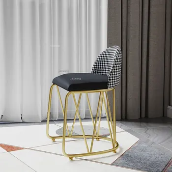 Трапезни столове в скандинавски минималистичном стил, Луксозни Домакински кухненско обзавеждане, маса за Хранене, стол, Модерен стол за трапезария с облегалка във формата на кучешки лапи