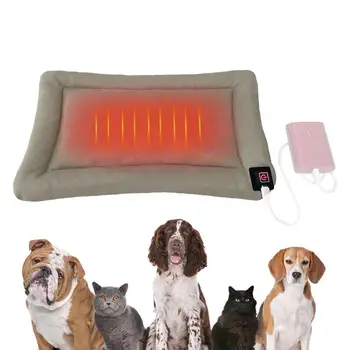 Подложка за кучета с подгряване, противоскользящий Тип-C, топла вода чанта За котки, Кучета, Електрически нагревателен мат, Водоустойчив топло за домашни любимци, ежедневни аксесоари