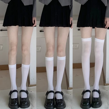 Дълги чорапи в Японски стил, Дамски Чорапи, Чорапи до бедрото, в стил Лолита 