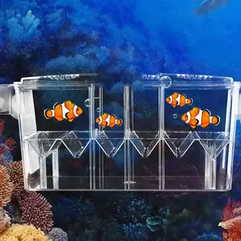 Высокопрозрачный Кутия за инкубацията на риба, Саморасплавляющийся Аквариум, мултифункционален Двуслойни Голям Аквариум за риби, Аквариумный контейнер 20E