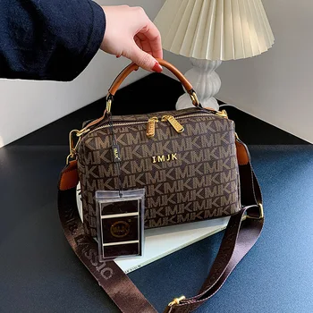 IMJK Луксозни дамски чанти през рамо, Дизайнерски раница, портфейли през рамо, чанта, Женски Клатч, пътна чанта