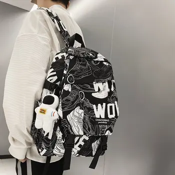 Дамска мода в стил Харадзюку, училищна чанта за ученици, лек модерен брендовый универсален ученическа раница