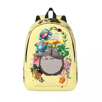 Художествени раница Хаяо Миядзаки за детска градина, ученик в началното училище, Пони Тоторо, Аниме, чанта за книги, Момче, Момиче, Детска раница на открито