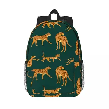 Раници с принтом Леопард, Тийнейджърката чанта за книги, от Ежедневните училищни чанти за студенти, Раница за лаптоп, чанта на рамото Голям Капацитет