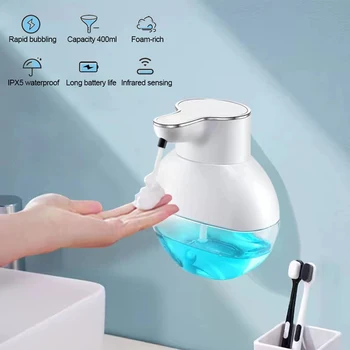 Автоматично дозиране система за течен сапун Smart Gel Foam Ръчно перална машина за измиване на ръцете с инфрачервен сензор