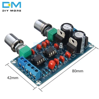 Модул нискочестотен филтър NE5532 AC Dual 9-15 В Чиста ниска честота на 22-210 Hz Със син led индикатор, Мониторинг в реално време