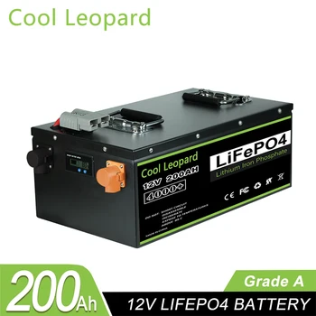 Литиево-желязо-фосфатная акумулаторна батерия 12V 24V 48V, за кемпери, слънчева батерия за съхранение на енергия
