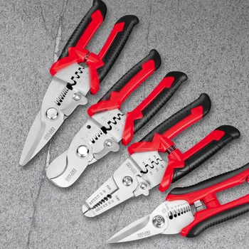 Висококачествен Кабелен нож за източване на тел, клещи, автоматични многофункционални инструменти за кримпване на клеммных клемм