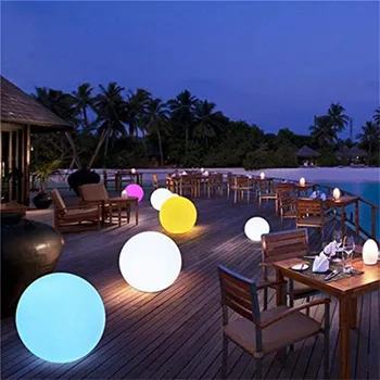 Слънчеви плаващи светлини за басейна, което променя цвета си в led лампа, IP68 Водоустойчив Светлинен Глобус Плаващ топка Светлина Дистанционно Декор на градина, Басейн