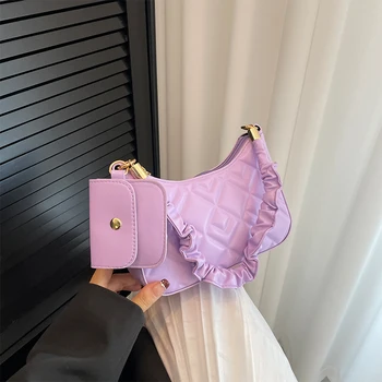 Чанта trend sense чанта однотонная модни гънка под мишниците преносима модни дамски малка квадратна чанта