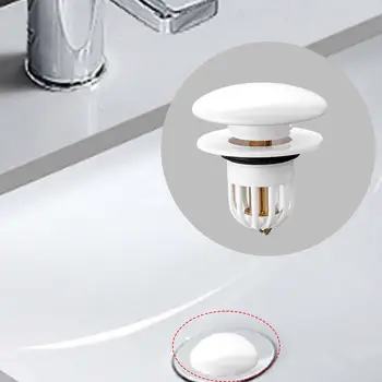 Мрежест филтър за източване на мивки в мивката Мрежест филтър за източване на мивката Притискателния тип за източване на мивката за тоалетна Кухня хотелска тоалетна Баня