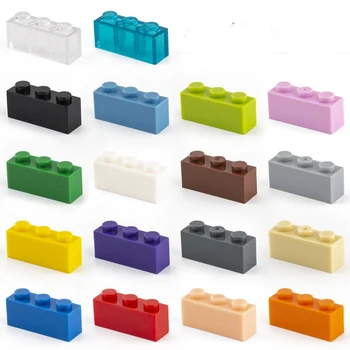 Направи си сам 3622 Строителни блокове Дебели фигурки Тухли 1x3 гледна Развивающий творчески размер е Съвместим с 3622 пластмасови играчки за децата