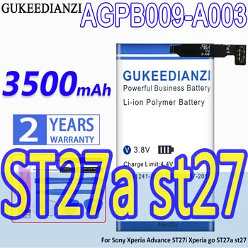 Батерия GUKEEDIANZI Висок Капацитет AGPB009-A003 3500 mah За Sony Xperia Advance ST27i Xperia go ST27a st27