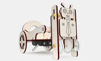 Научно-технически иновации, малко изобретение на робот-количка, творческа физика, малка създание начално училище