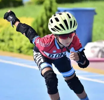 Детски гащеризон за каране на кънки BONT Ciclismo Детски екип За практикуване на карането на ролкови кънки Skinsuit Racing Облекло за бързите ролери