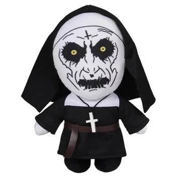 Монашка Плюшен Играчка Мека Възглавница Монашка Монашка Демон Демоничните Ужас Детски Подарък За Хелоуин