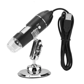 Led микроскоп 50X-500X 0.3 MP USB Magnifier Led микроскоп-лупа за оценка на бижута, промишлена проверка на печатни платки