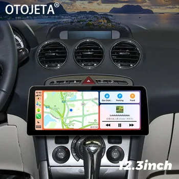 12,3-инчов Екран Радио Авто Плейър Стерео За Peugeot 408 За Peugeot 308 308SW Android 13 GPS Мултимедия Carplay Главното устройство