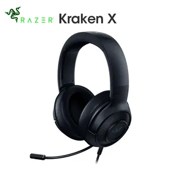 Слот за слушалки Razer Kraken X с съраунд звук 7.1 Слушалки с гъвкава кардиоидным микрофон, 40 мм слушалки с шофьор