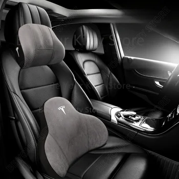 Автомобилната въздушна Възглавница за Шията Tesla Model 3 X S Y 2022 Облегалка на Седалката В Колата Защита на Лумбална Подкрепа Tesla Model Y 2023 Аксесоари