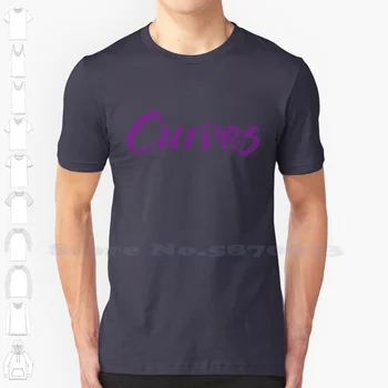 Curves Logo Облекло Унисекс с Логото на 2023, Градинска облекло Тениска с логото на марката, графична тениска