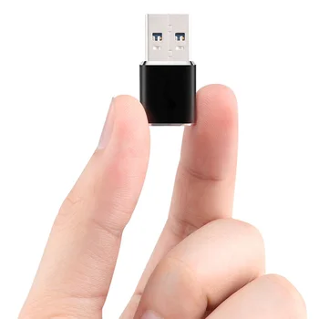 Алуминиев Адаптер за четене на карти памет Mini USB 3.0 за Micro-SD-карти/TF Card Reader Адаптер PC преносим Компютър