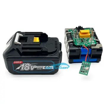За Makita 18V 8.0 Ah Акумулаторна батерия за електрически инструменти С led литиево-йонна батерия заместител на LXT BL1860B BL1860 BL1850 Battery